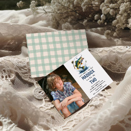 Convite O-Fish-Ally Dois segundos aniversários De Pesca