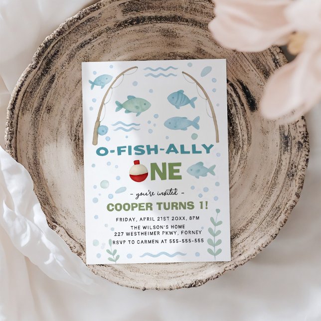 Convite O-Fish-Ally Um primeiro aniversario (Criador carregado)