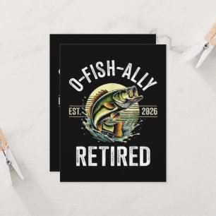Convite O-Fish-Almente Aposentado em 2026 Pescador Pesca