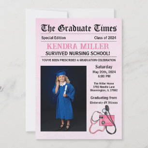 Convite O Formando Times Enfermando Graduação