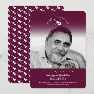 Convite O funeral orquestral do violino memorável da foto