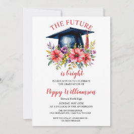 Convite O Futuro É Festa de formatura Brilhante