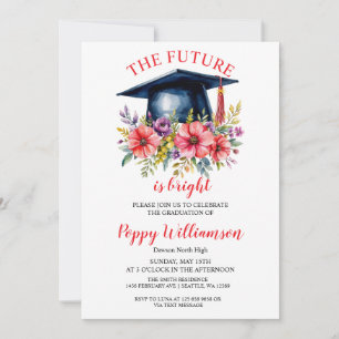 Convite O Futuro É Festa de formatura Brilhante