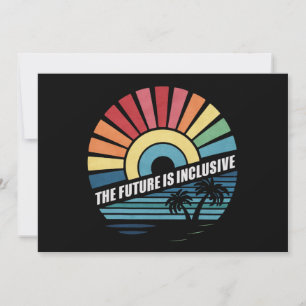 Convite O Futuro É Inclusivo Direitos Orgulho LGBT Gay 
