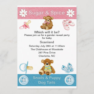 Convite O género revela o partido