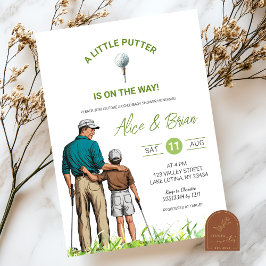 Convite O Golf Boy Little Putter está a caminho - Chuveiro