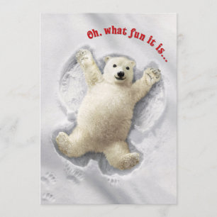 Convite O Grande Anjo da Neve