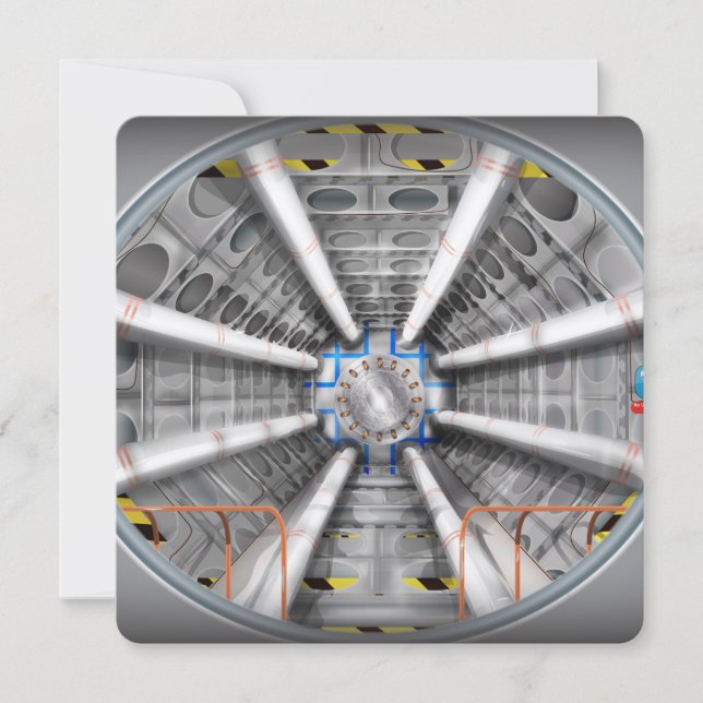 Convite O Grande Colisor de Hádrons (Frente)