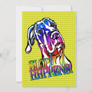 Convite O Grande Dane Slop Acontece Com O Bright UC