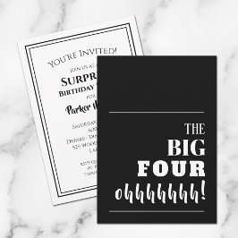 Convite O grande partido aniversário de 40 anos