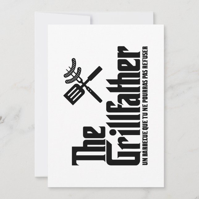 Convite O Grilldad (Frente)