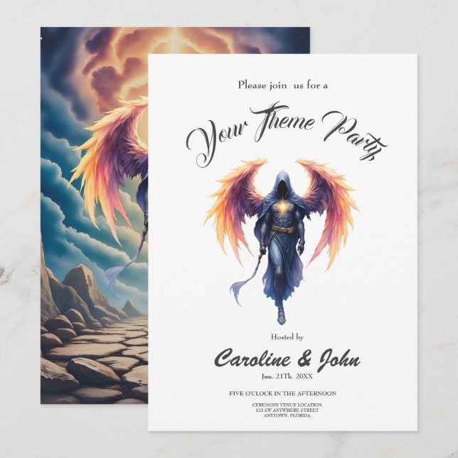 Convite O Guardião Místico da Esperança (Frente/Verso)