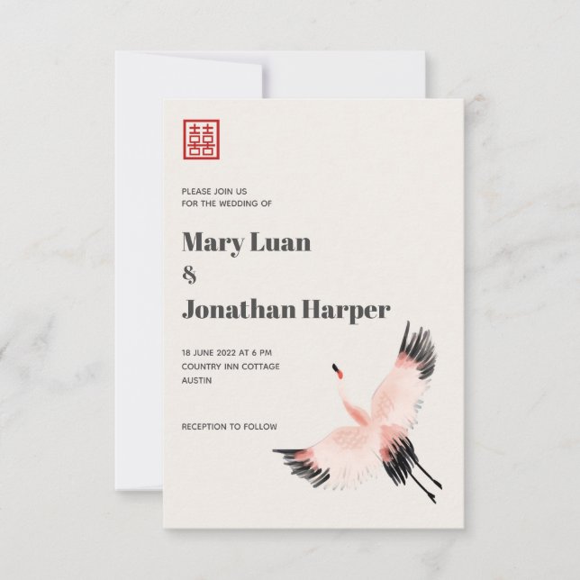 Convite O guindaste no céu (Frente)