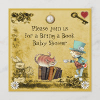 O Hatter & o gato loucos de Cheshire trazem um chá