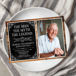 Convite O Homem O Mito A Lenda 100º Aniversário