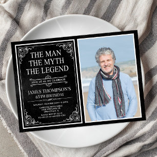 Convite O Homem O Mito A Lenda 65º Aniversário