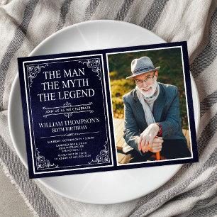 Convite O Homem O Mito A Lenda 80º Aniversário