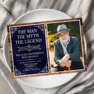 Convite O Homem O Mito A Lenda 85º Aniversário