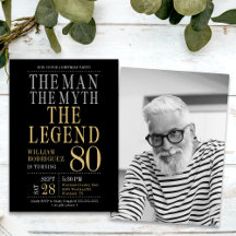 O Homem O Mito A Lenda Foto 80º Aniversário