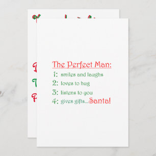 Convite O Homem Perfeito