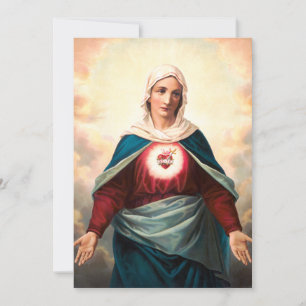 Convite O Imaculado Coração de Maria