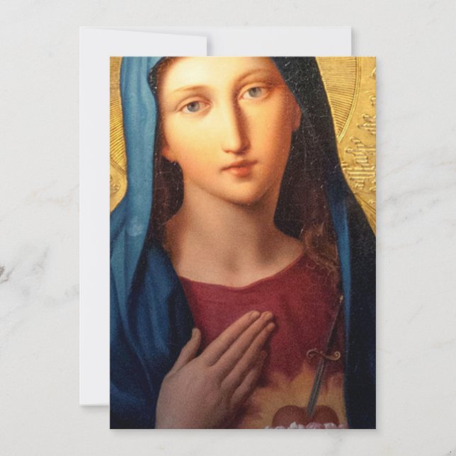 Convite O Imaculado Coração de Maria (Frente)