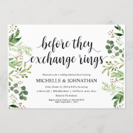 Convite O jantar de ensaio rústico do casamento das