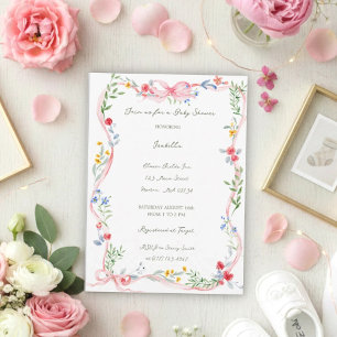 Convite O Jardim da Rose & Ribbon Cottage Heritage