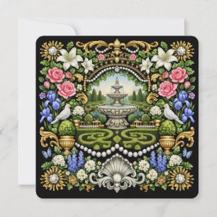 Convite O Jardim Inspirado no Rei Sol de Versalhes