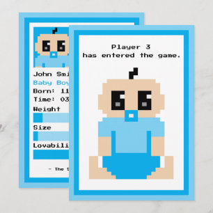 Convite O Jogador 3 Entrou No Jogo Do Bebê