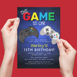 Convite O Jogo Começou! | Aniversário de Video Game