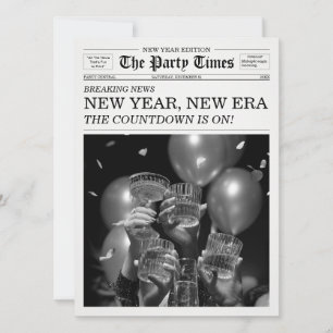 Convite O Jornal The Party Times Ano Novo Nova Era
