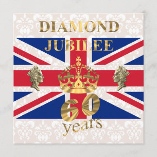 Convite O Jubileu do Diamante Queens
