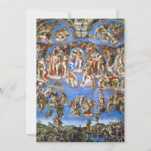 Convite O Juízo Final de Michelangelo