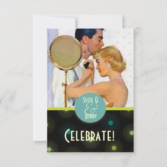 Convite O Kitsch Bitsch: Celebração (Frente)