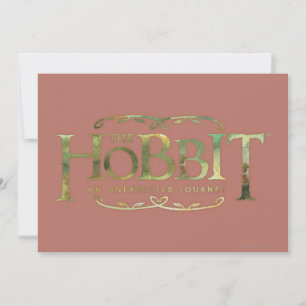 Convite O logotipo de hobbit é verde