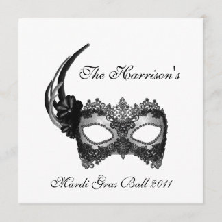 Convite "O Mardi Gras Ball 2011 de _____"