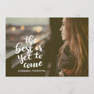 Convite O melhor é vir ainda foto escrita à mão do