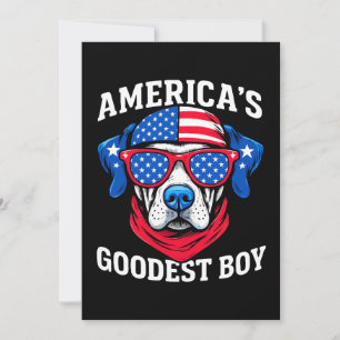 Convite O Melhor Menino Cachorro da América