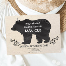 O Menino Urso Garoto Da Madeira Primeiro Aniversár