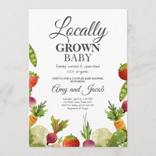 Convite O mercado cultivado localmente dos fazendeiros