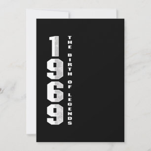 Convite O Nascimento Das Legendas 1969 51 ruas - Presente