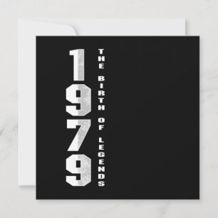 Convite O Nascimento Das Legendas 1979 41 Presente De Aniv