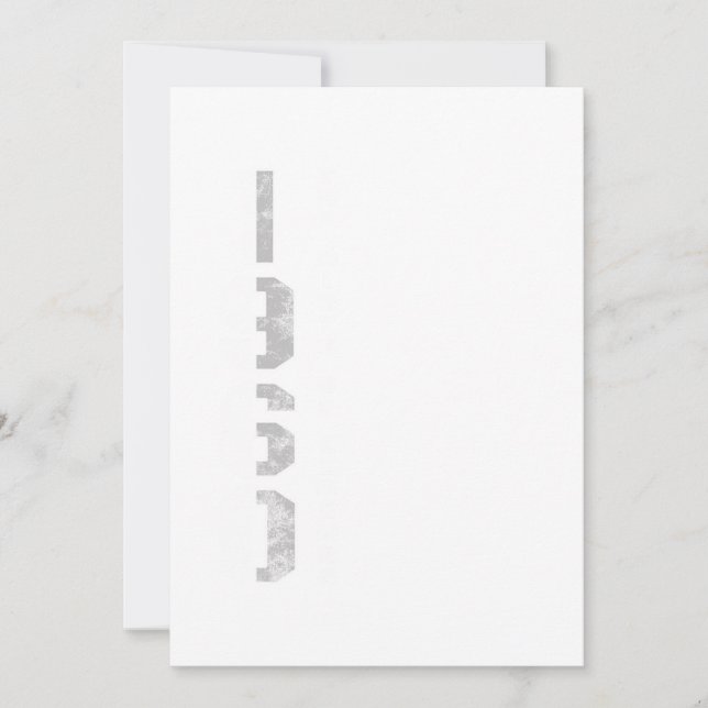 Convite O Nascimento das Lendas 1960 60. º presente de ani (Frente)