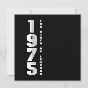 Convite O Nascimento das Lendas 1975 45º Presente de Anive