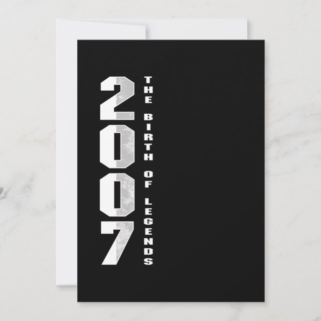 Convite O Nascimento das Lendas 2007 13. º Presente de Ani (Frente)