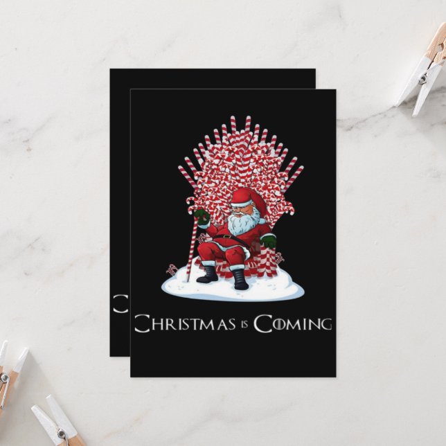 Convite O Natal está a chegar (Frente/Verso In Situ)