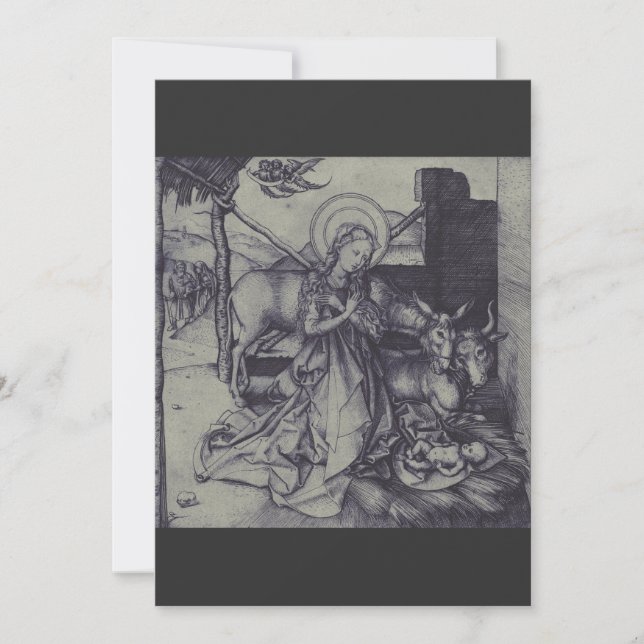Convite O Natal Natividade Stark Ink Art (Frente)