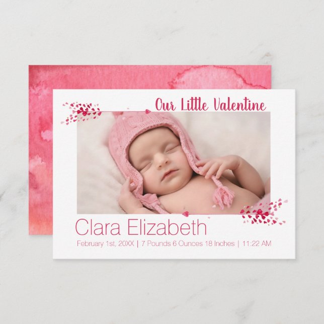 Convite O nosso pequeno Namorados, bebê. (Frente/Verso)