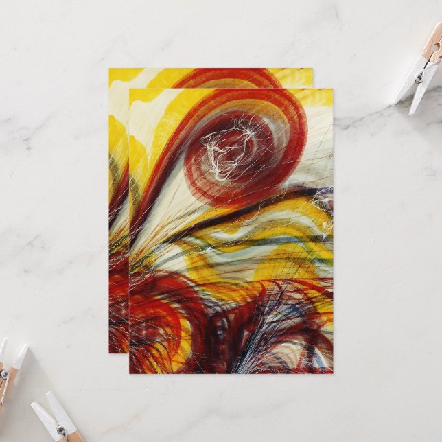 Convite O Olho de Deus por Georgiana Houghton (Frente/Verso In Situ)